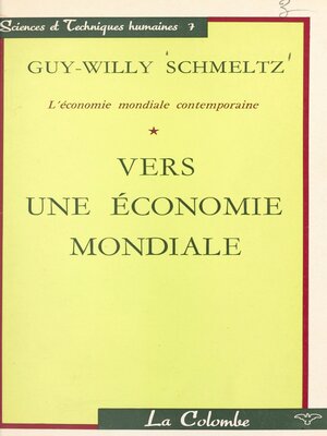cover image of L'économie mondiale contemporaine (1)